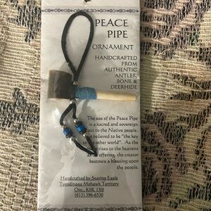 Native American Ornament with Blue Beads